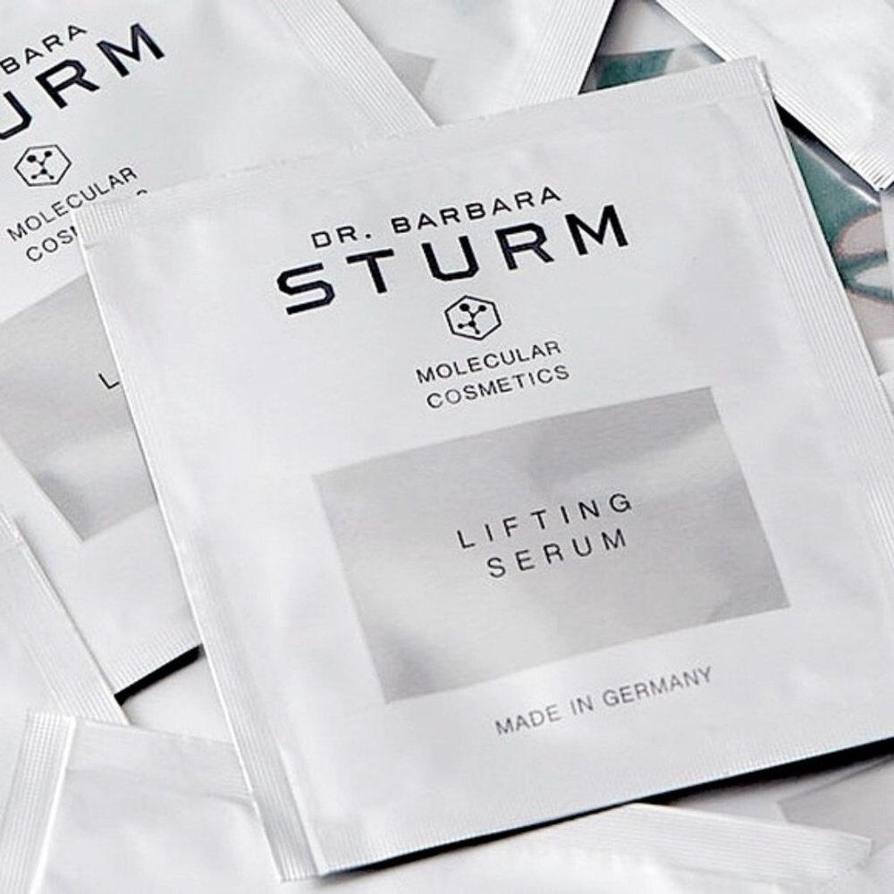 Dr. Barbara Sturm 10 Piece Set of Face Lifting Serum Sachets Skincare Bundle